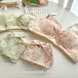 Connie set บราไร้โครง สกรีนดอกทานตะวัน