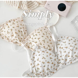 Simply เสื้อในลายดอกไม้ ทรงสามเหลี่ยม