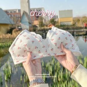 Cherry bra set สกรีนลายเชอร์รี่